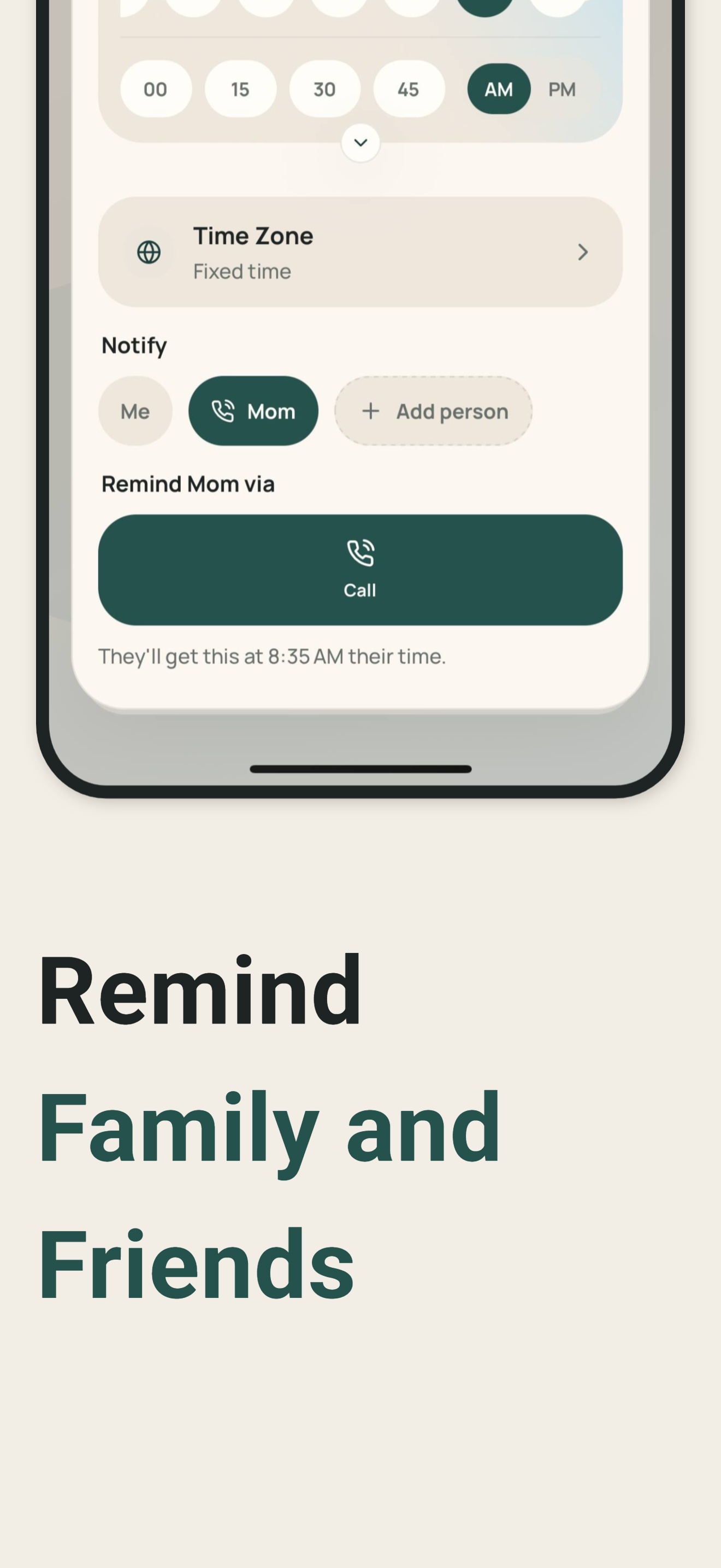 Callme app screenshot